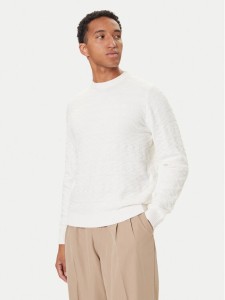 Guess Sweter M5BR42 Z2ZK2 Écru Regular Fit