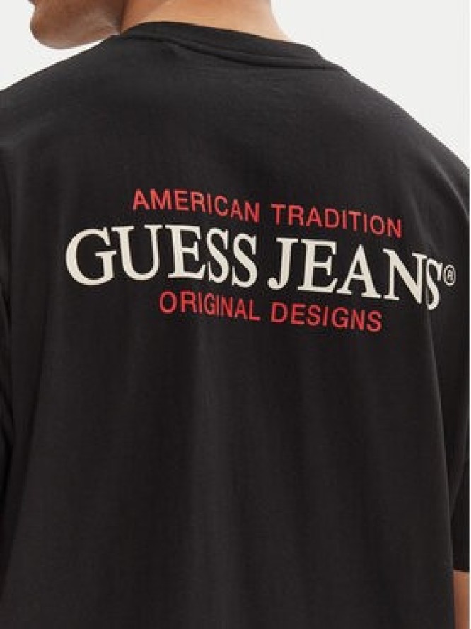 Guess Jeans T-Shirt M4BI75 K8FQ4 Czarny Oversize
