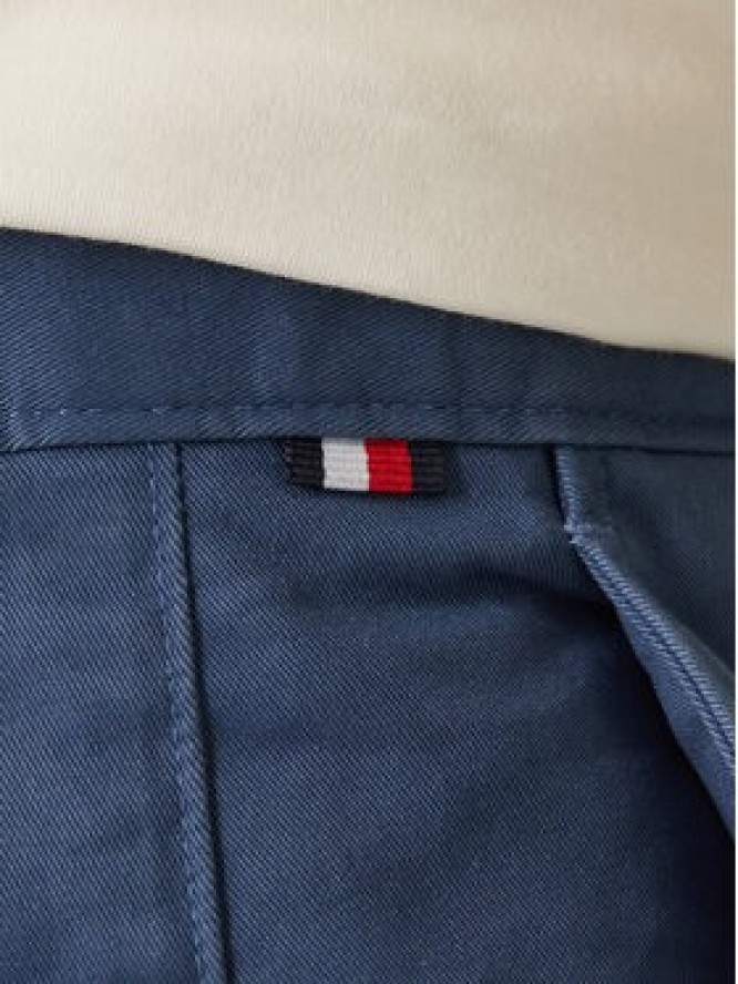 Tommy Hilfiger Chinosy Denton Essential MW0MW40262 Niebieski Straight Fit