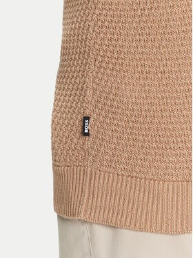 BOSS Kardigan C-Iconico 50543163 Beżowy Regular Fit