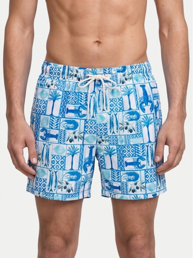 Jack & Jones Szorty kąpielowe Maui Vibes 12291426 Szary Regular Fit