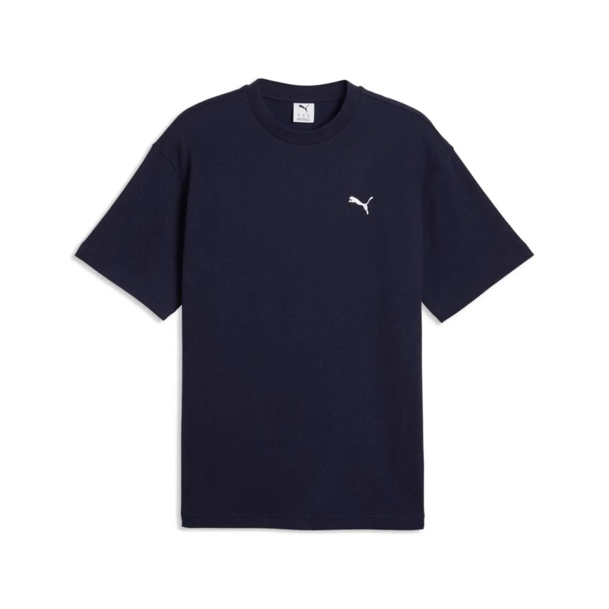 T-shirt z detalami przeszyć Puma
