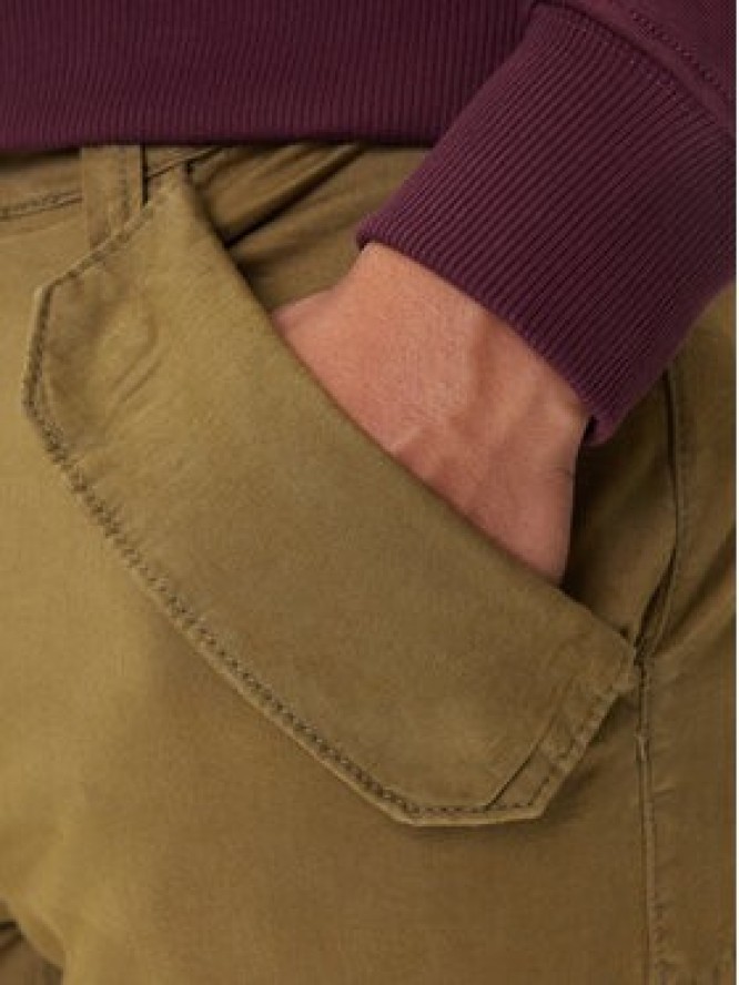 Alpha Industries Spodnie materiałowe Combat 126215 Zielony Slim Fit