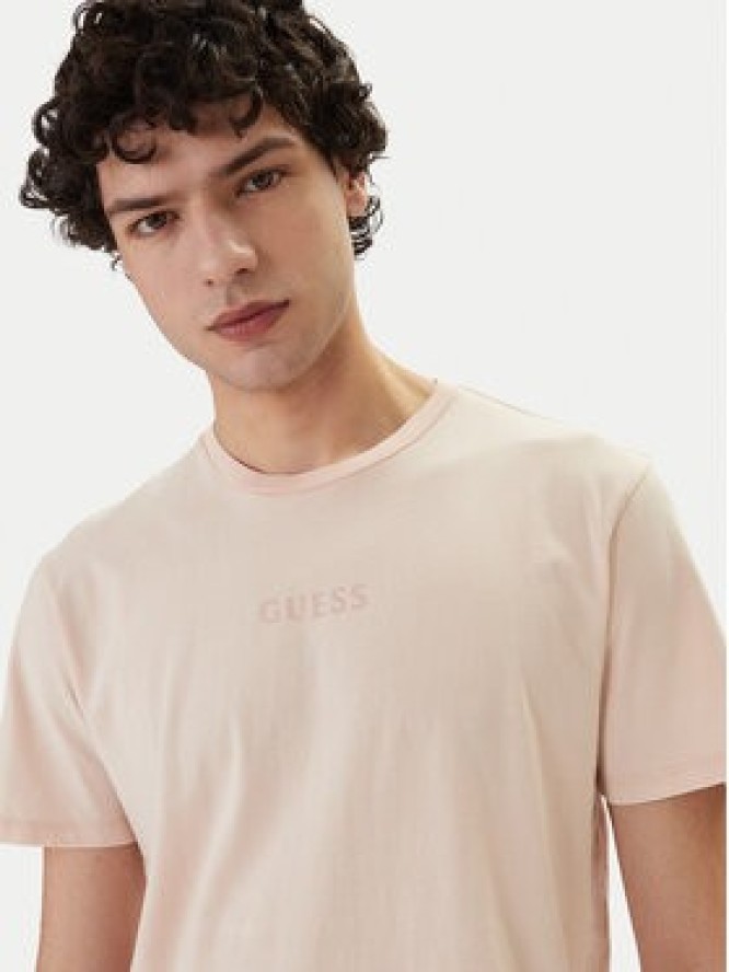 Guess T-Shirt M6GI27 K3249 Różowy Regular Fit