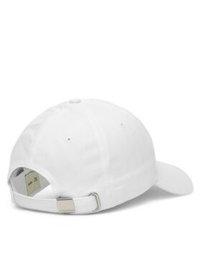 Calvin Klein Czapka z daszkiem Monologo Woven Patch Bb Cap LV04D5077G Biały