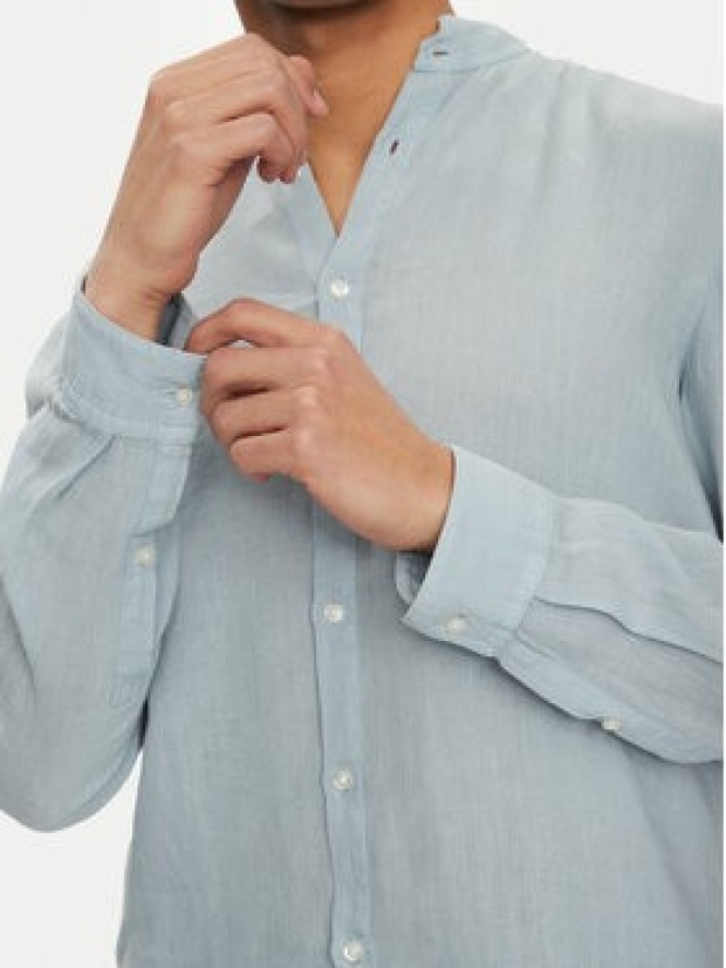 HUGO Koszula Elvory 50490740 Błękitny Slim Fit