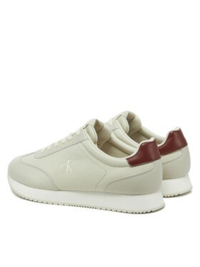 Calvin Klein Jeans Sneakersy Runner Laceup Tc YM0YM01187 Beżowy