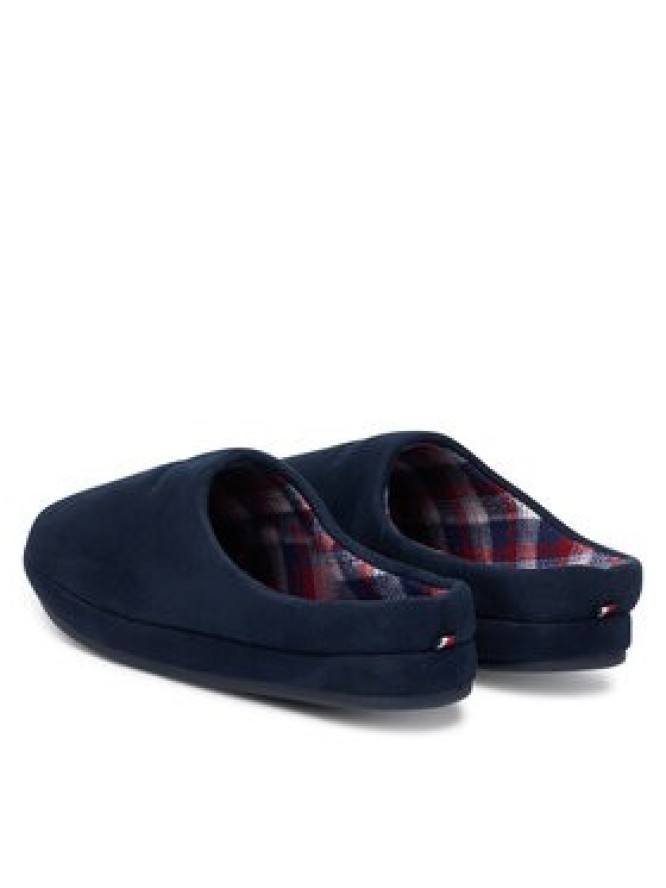Tommy Hilfiger Kapcie M Check House FM0FM05615 Granatowy