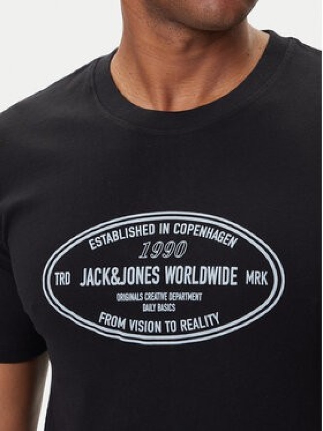 Jack & Jones T-Shirt York 12283800 Czarny Relaxed Fit