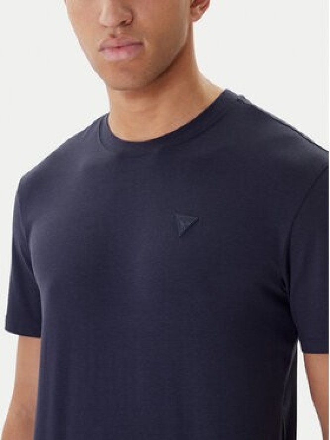 Guess T-Shirt Z2YI12 JR06K Granatowy Regular Fit