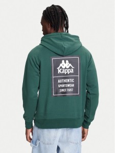 Kappa Bluza Authentic 321W7GW Zielony Regular Fit