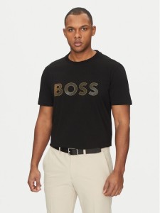 BOSS T-Shirt TL Logo 50535170 Czarny Regular Fit