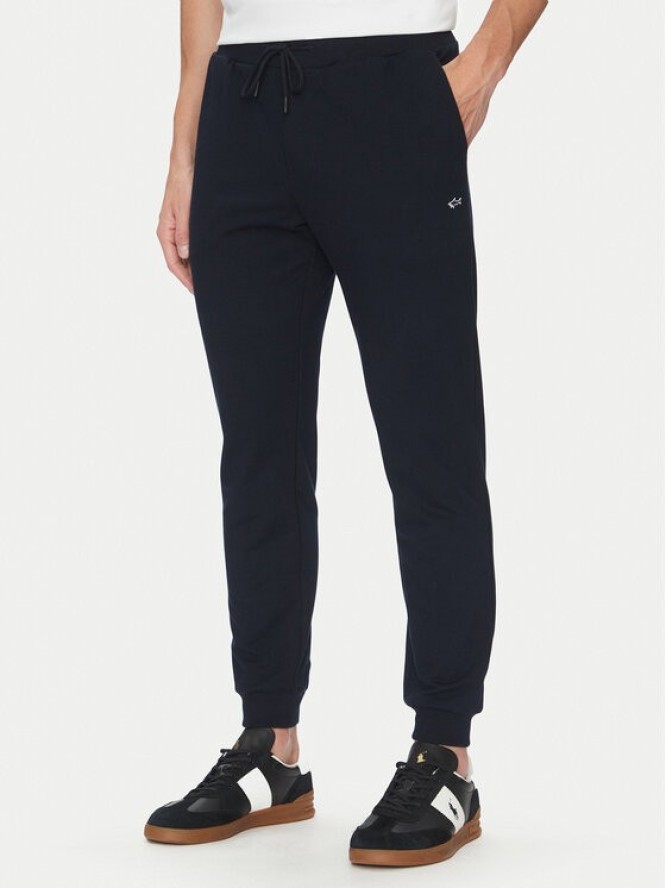 Paul&Shark Spodnie dresowe C0P1235 Granatowy Relaxed Fit