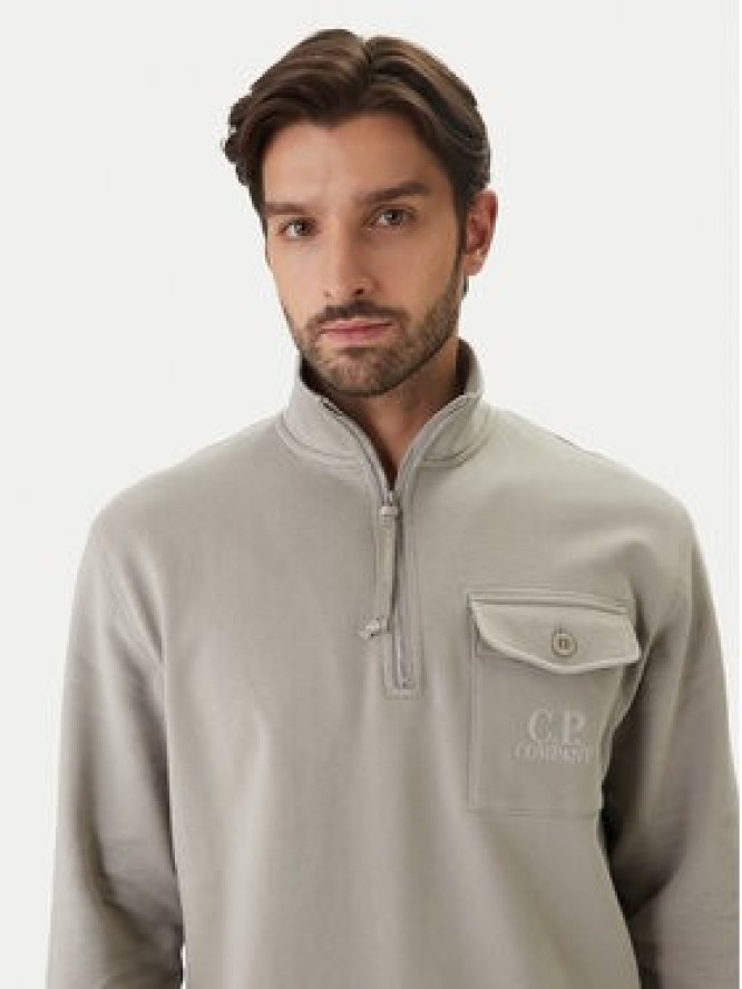 C.P. Company Bluza 20CMSS026A005086W Beżowy Regular Fit