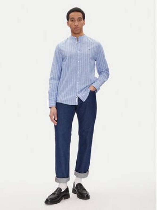 Tommy Jeans Koszula DM0DM20893 Niebieski Regular Fit