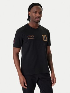 Aeronautica Militare T-Shirt 261TS2544UJ00592 Czarny Regular Fit