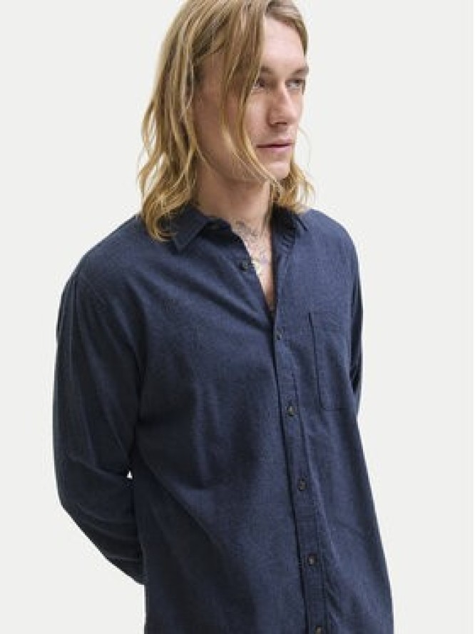 Jack & Jones Koszula Classic Melange 12278416 Granatowy Regular Fit