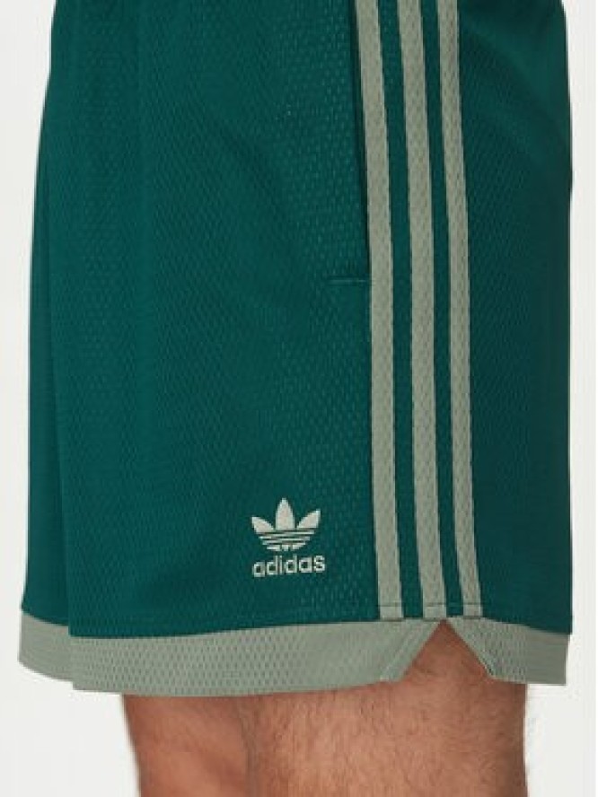 adidas Szorty sportowe Mock Eyelet JP1101 Zielony Regular Fit