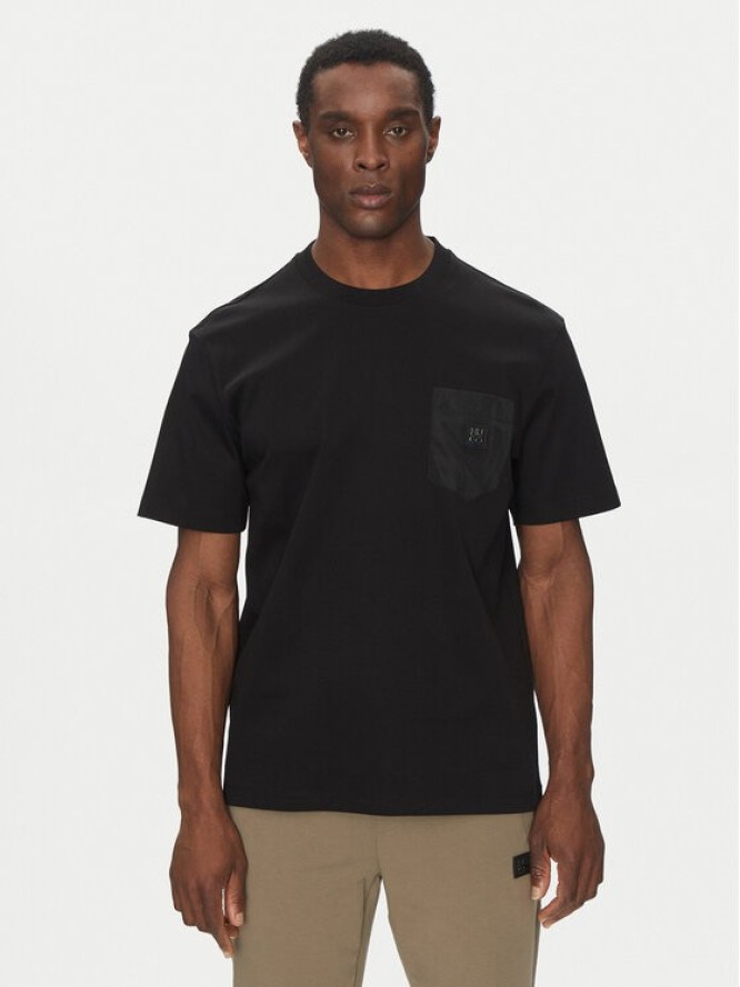 HUGO T-Shirt Dombiro 50536347 Czarny Relaxed Fit