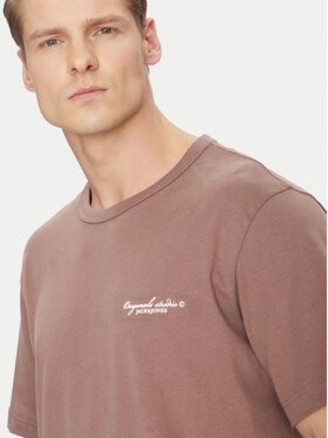 Jack & Jones T-Shirt Boston 12272968 Brązowy Relaxed Fit