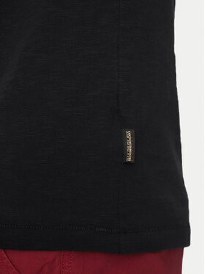 Napapijri T-Shirt S-Arbia NP0A4IE3 Czarny Regular Fit