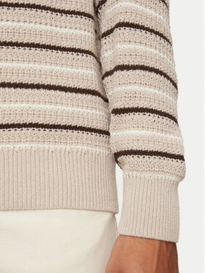 Jack & Jones Sweter Bronx 12264080 Beżowy Regular Fit