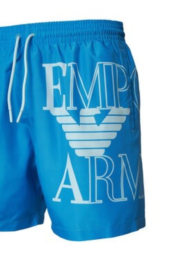 Emporio Armani Szorty kąpielowe EM000583 AF20434 UB025 Niebieski Regular Fit