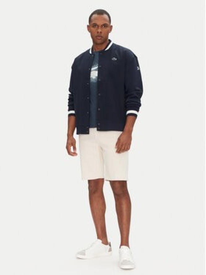 Lacoste Kurtka bomber SH1045 Granatowy Regular Fit