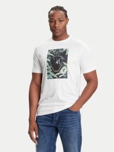 BOSS T-Shirt Te_Animali 50546362 Biały Regular Fit