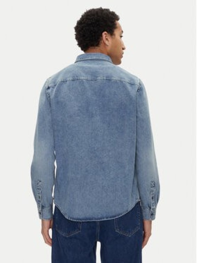 AMI Paris Koszula jeansowa USH063.DE0056 Niebieski Regular Fit