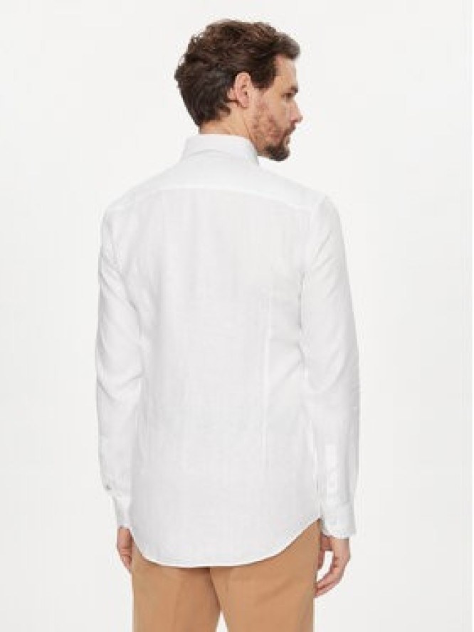 Boss Koszula H Hank Kent C1 214 50490234 Biały Slim Fit