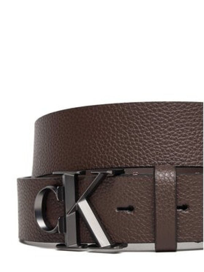 Calvin Klein Pasek Męski Ck Buckle 32Mm LV04D7022G Brązowy