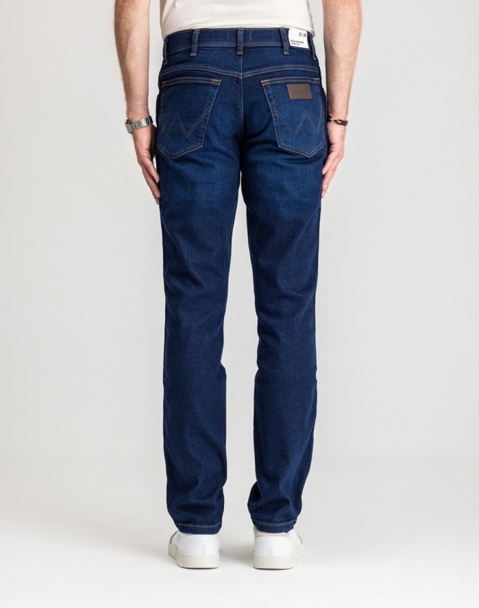 MESKIE SPODNIE WRANGLER TEXAS SLIM NIGHT SHADE 112350865