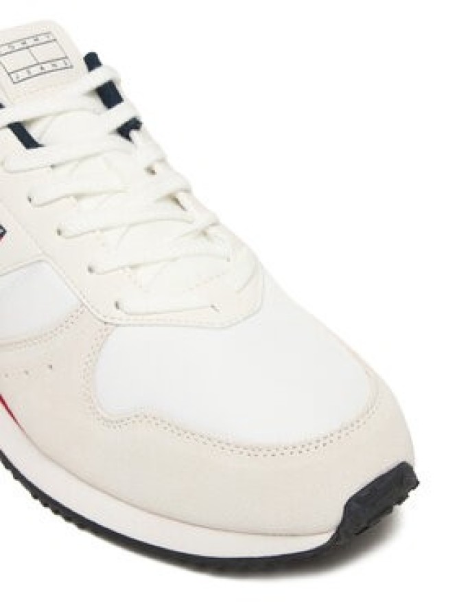Tommy Jeans Sneakersy Tjm Eva Runner Leather EM0EM01649 Biały