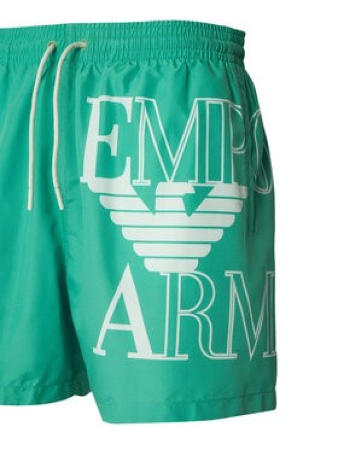 Emporio Armani Szorty kąpielowe EM000583 AF20434 U7308 Zielony Regular Fit