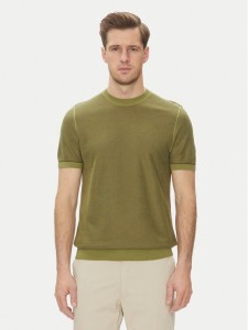 BOSS T-Shirt Jianfranco 50537642 Zielony Regular Fit