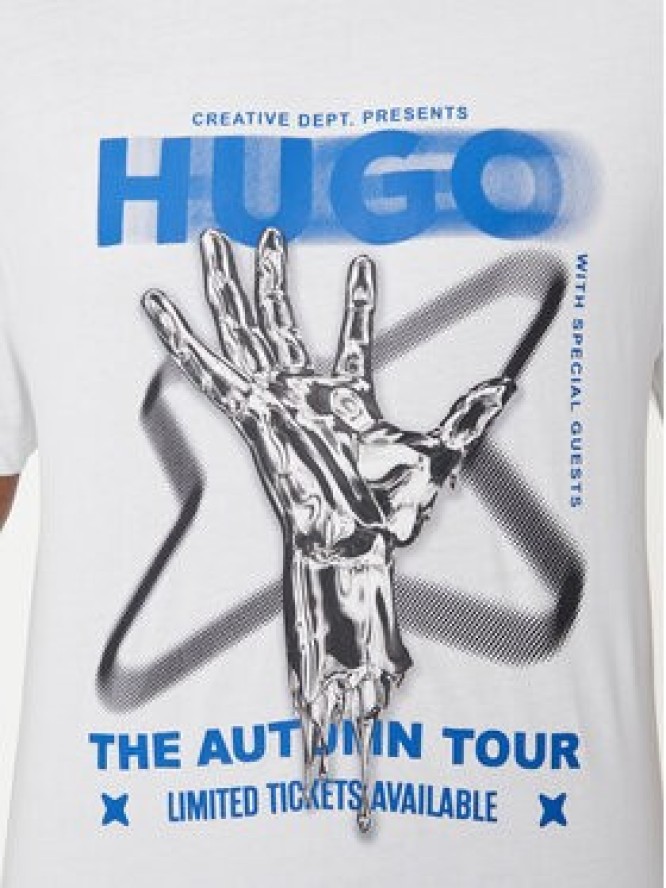 HUGO T-Shirt Nopix 50543494 Biały Regular Fit