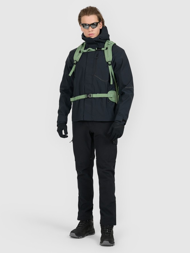 4F Kurtka trekkingowa membrana 10000 męska - czarna XXL