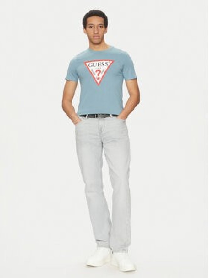 Guess T-Shirt M2YI71 I3Z14 Niebieski Regular Fit