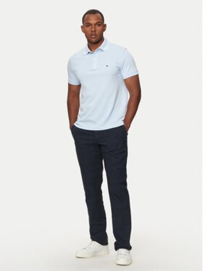 Tommy Hilfiger Chinosy Denton MW0MW35644 Granatowy Straight Fit