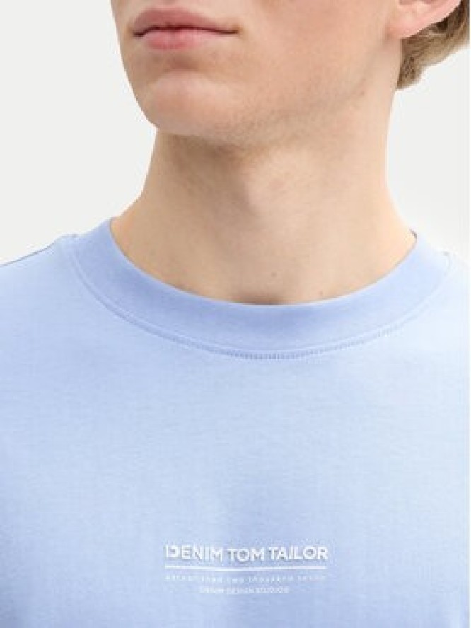 Tom Tailor Denim T-Shirt 1045021 Błękitny Relaxed Fit