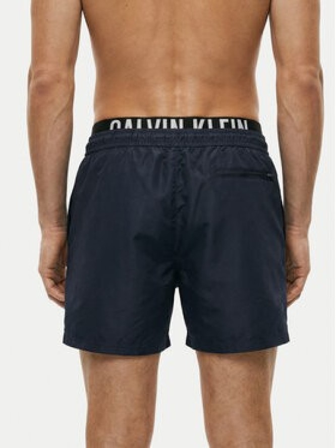 Calvin Klein Swimwear Szorty kąpielowe LV00N61015 Granatowy Regular Fit