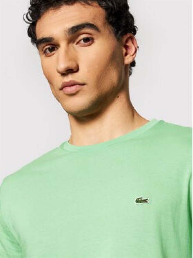 Lacoste T-Shirt TH6709 Zielony Regular Fit