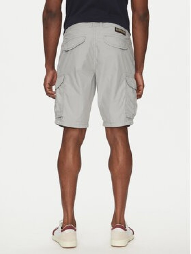 Napapijri Szorty materiałowe Noto 2.0 NP0A4HOQ Szary Regular Fit