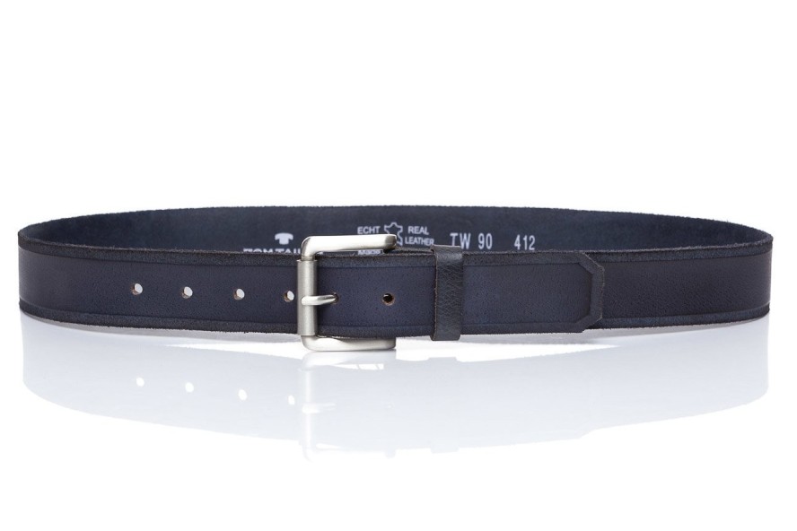 TOM TAILOR PASEK SKÓRZANY SOPO-TT412 480 40 mm Ledergürtel