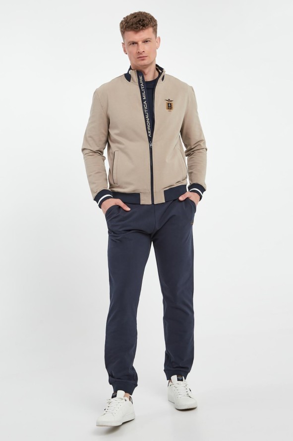 Bluza męska ze stójką AERONAUTICA MILITARE