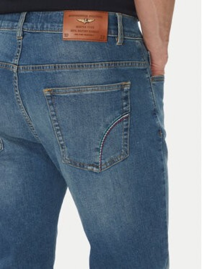 Aeronautica Militare Jeansy 251PJ205CT3528 Niebieski Regular Fit