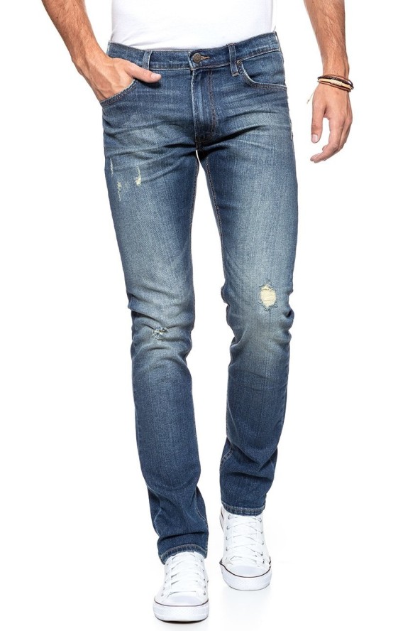 JEANSY MĘSKIE LEE LUKE BLUE TRASH VD L719DKVD 112118888
