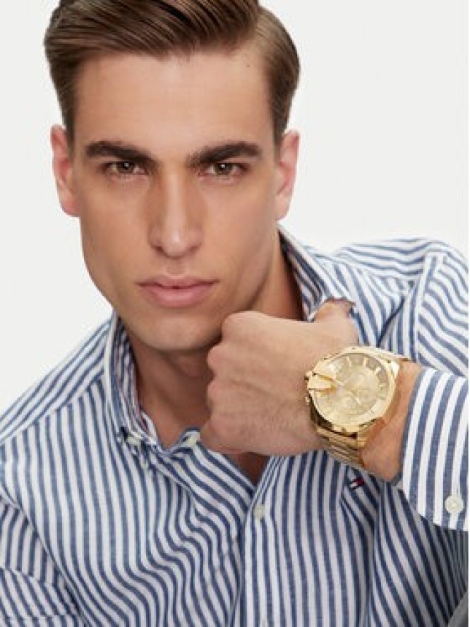 Diesel Zegarek Mega Chief DZ4360 Złoty