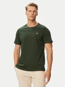 Beverly Hills Polo Club T-Shirt P-SS26M-TS41740 Zielony Regular Fit